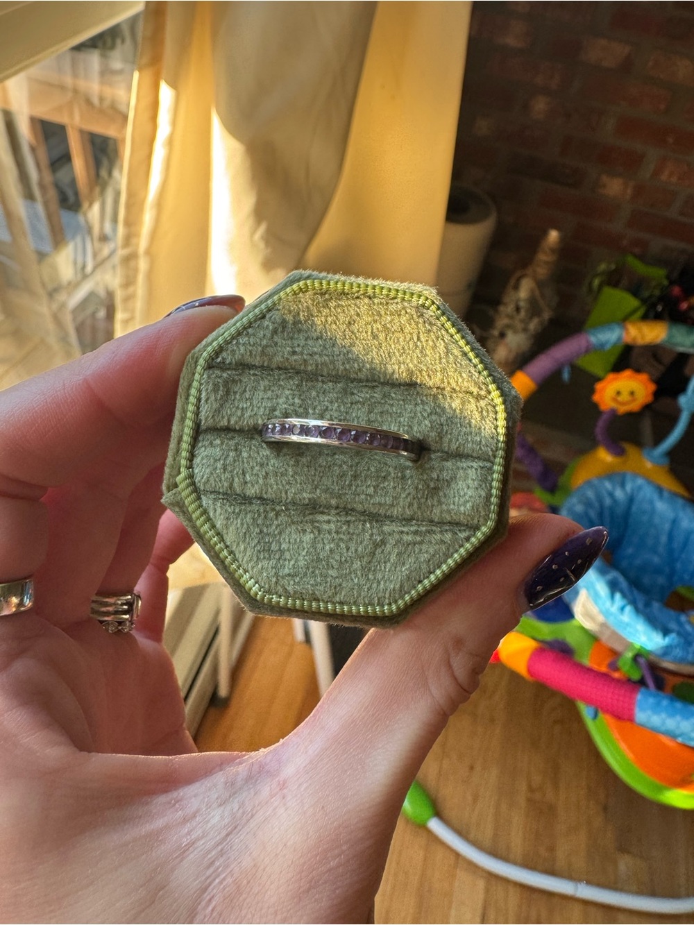 Amethyst Band- size 10